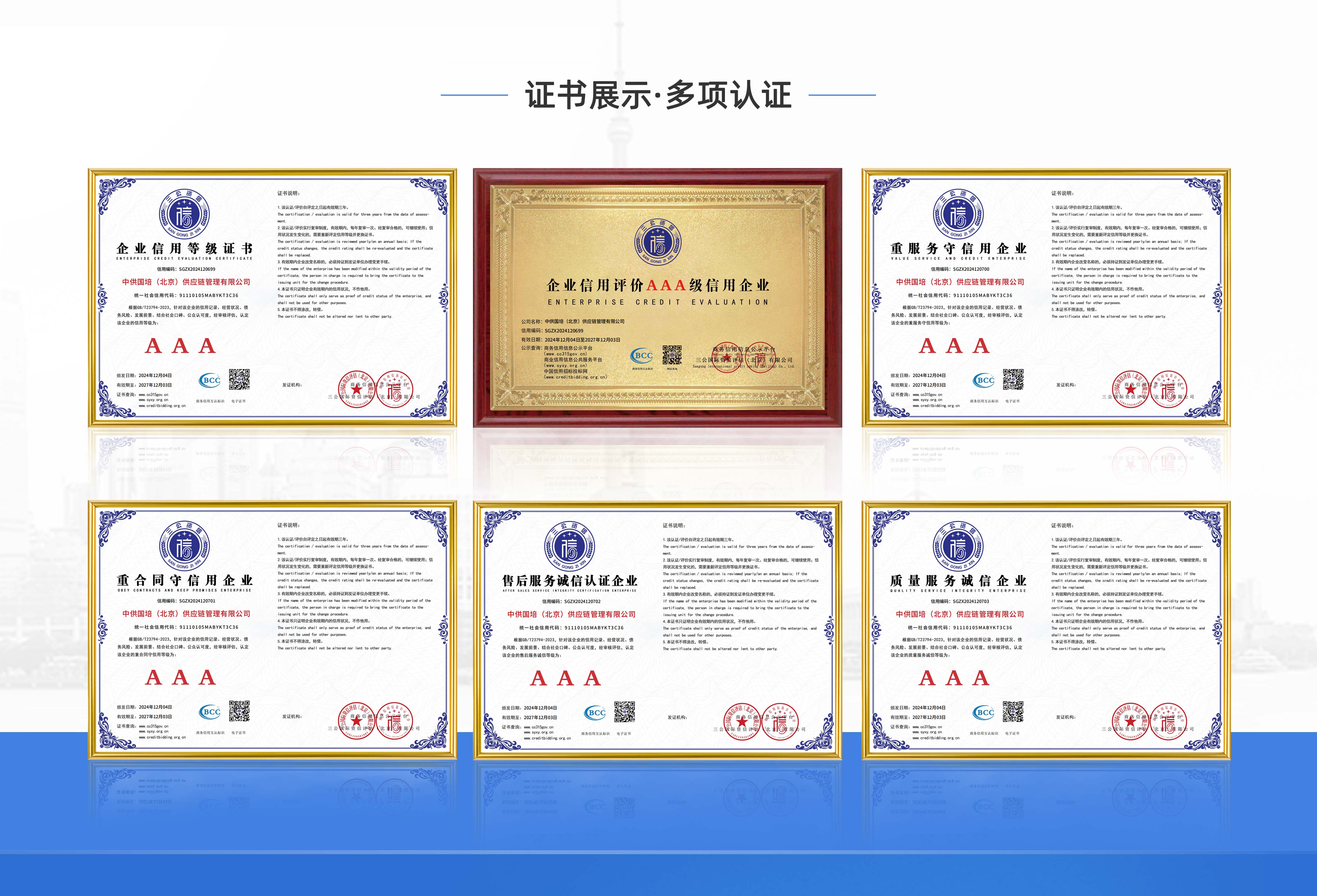 企业荣誉